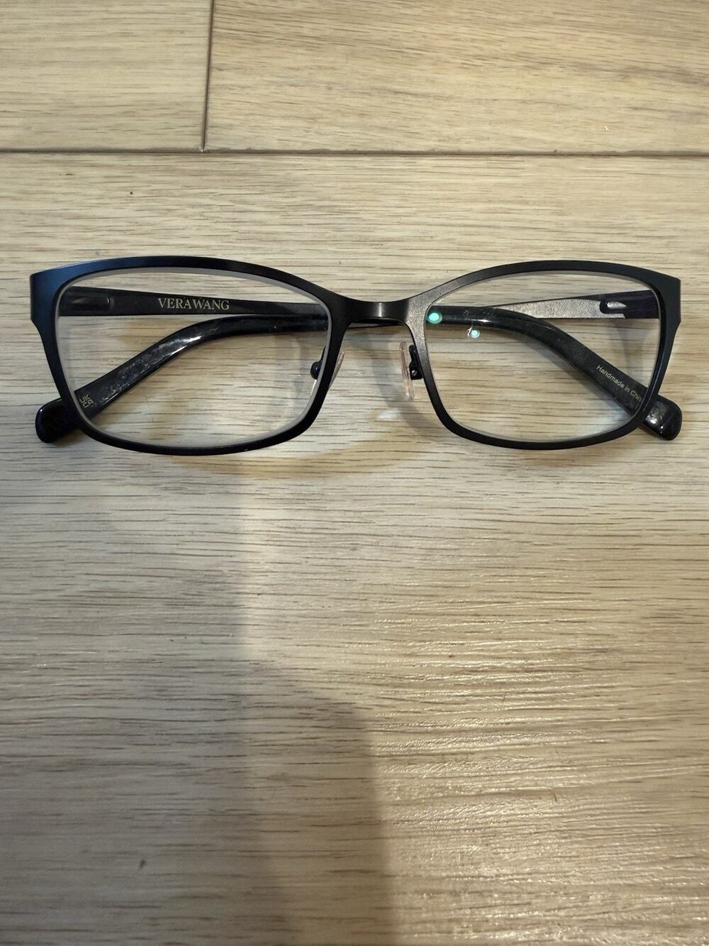 Vera Wang Eyeglasses Frames Womens Black V906 BK 53-16-137 53mm